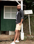 Mens Kono Short | Yellow Palaka