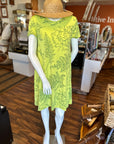 Pakeke Dress | Lime Palaa