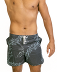 Holoholo Shorts | Charcoal/Niagra Maile