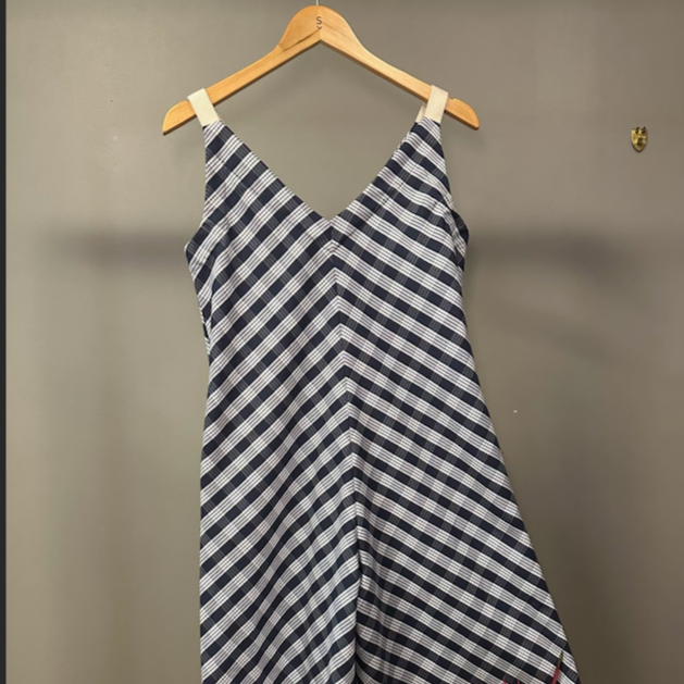 Palaka Romper | Navy Blue