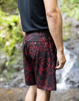 Nenea Shorts | Black & Red Likolani