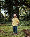 Keiki Palaka Shirt | Yellow