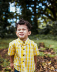 Keiki Palaka Shirt | Yellow