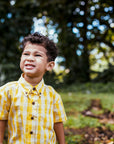 Keiki Palaka Shirt | Yellow