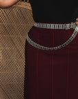 ʻApelila Skirt | Red Maka ʻOʻeno