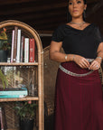 ʻApelila Skirt | Red Maka ʻOʻeno
