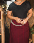 ʻApelila Skirt | Red Maka ʻOʻeno