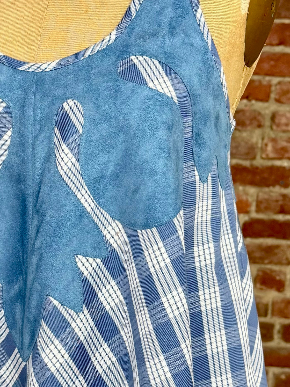 Lama Midi with Quilt Appliqué