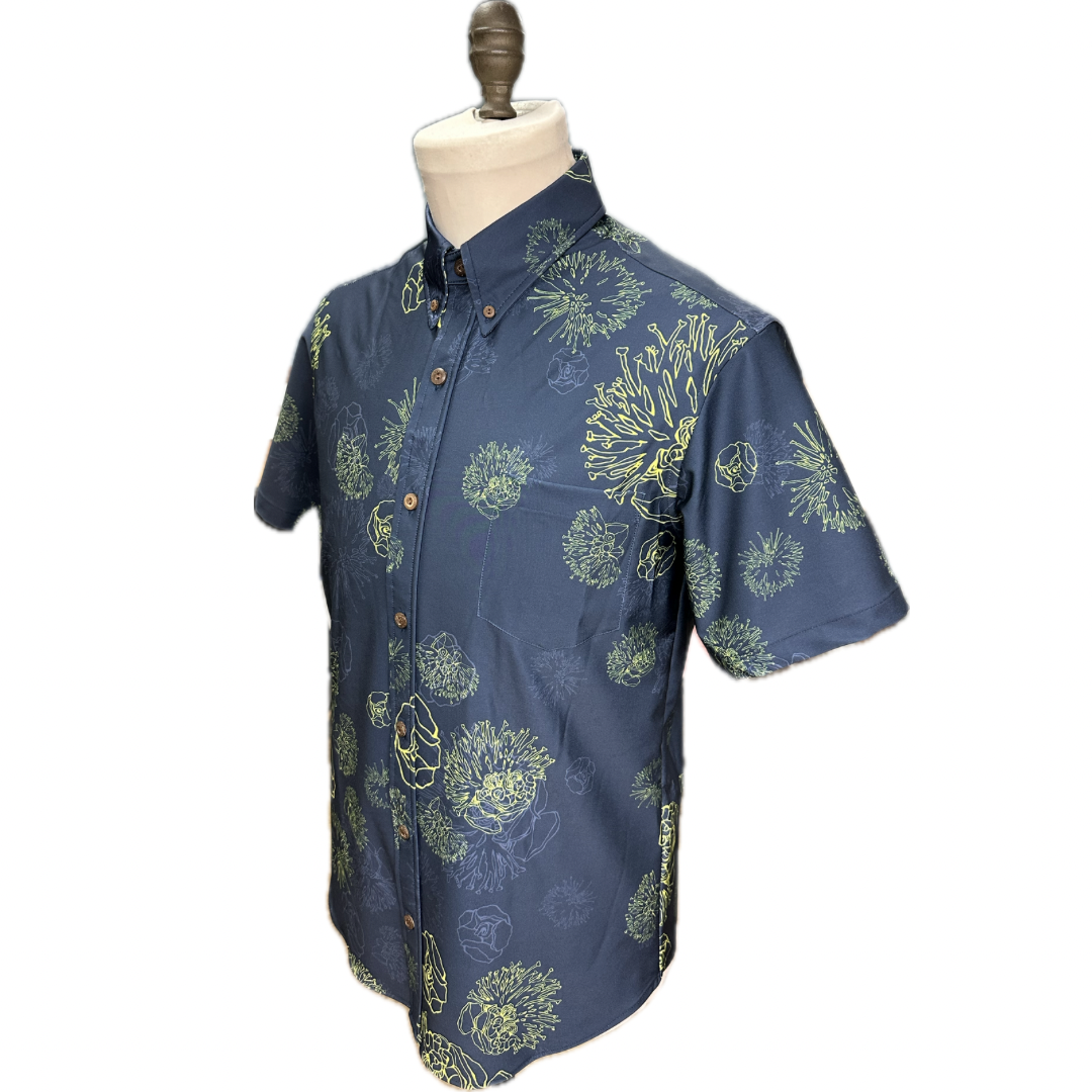 Kaopua Shirt | Midnight Lehua Blossoms