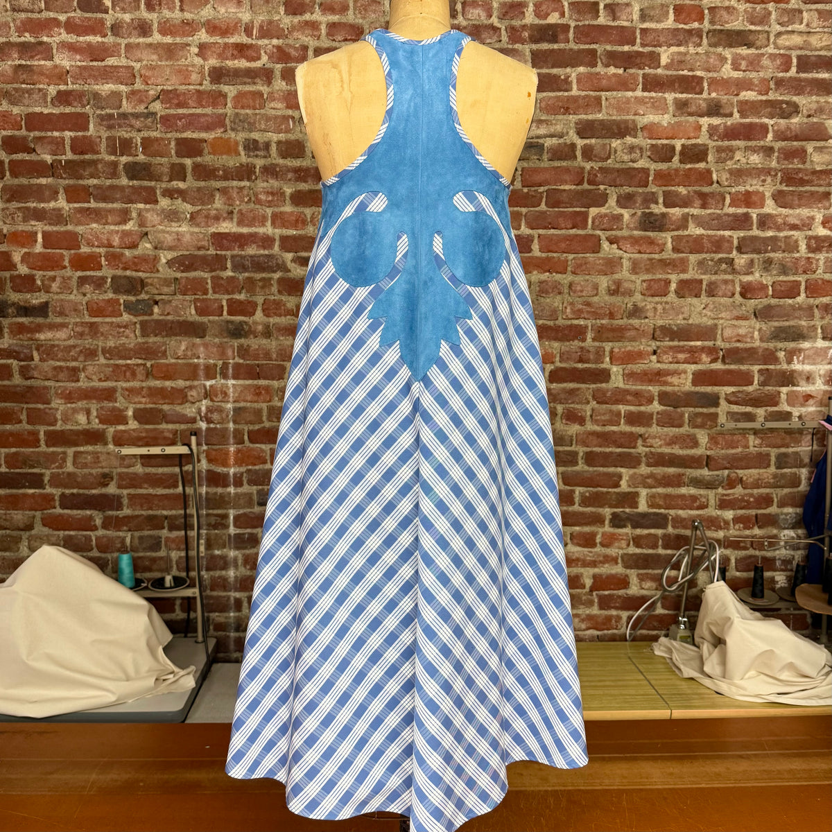 Lama Midi with Quilt Appliqué