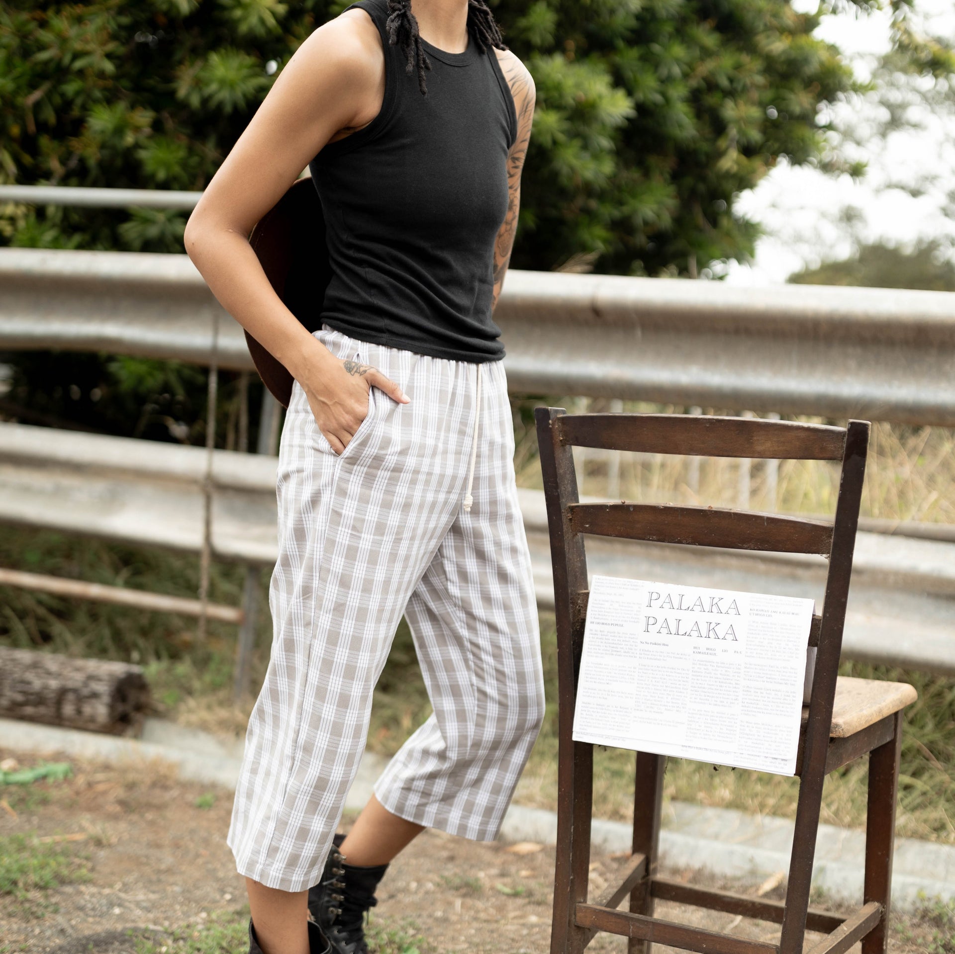 Opihi Pickers | Grey Palaka