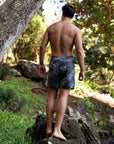 Nanalu Short | Charcoal & Niagra Maile