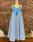 Lama Midi with Quilt Appliqué