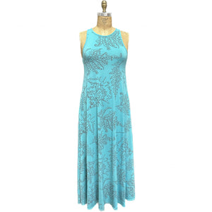 Anolani Maxi Dress | Turquoise Palaa