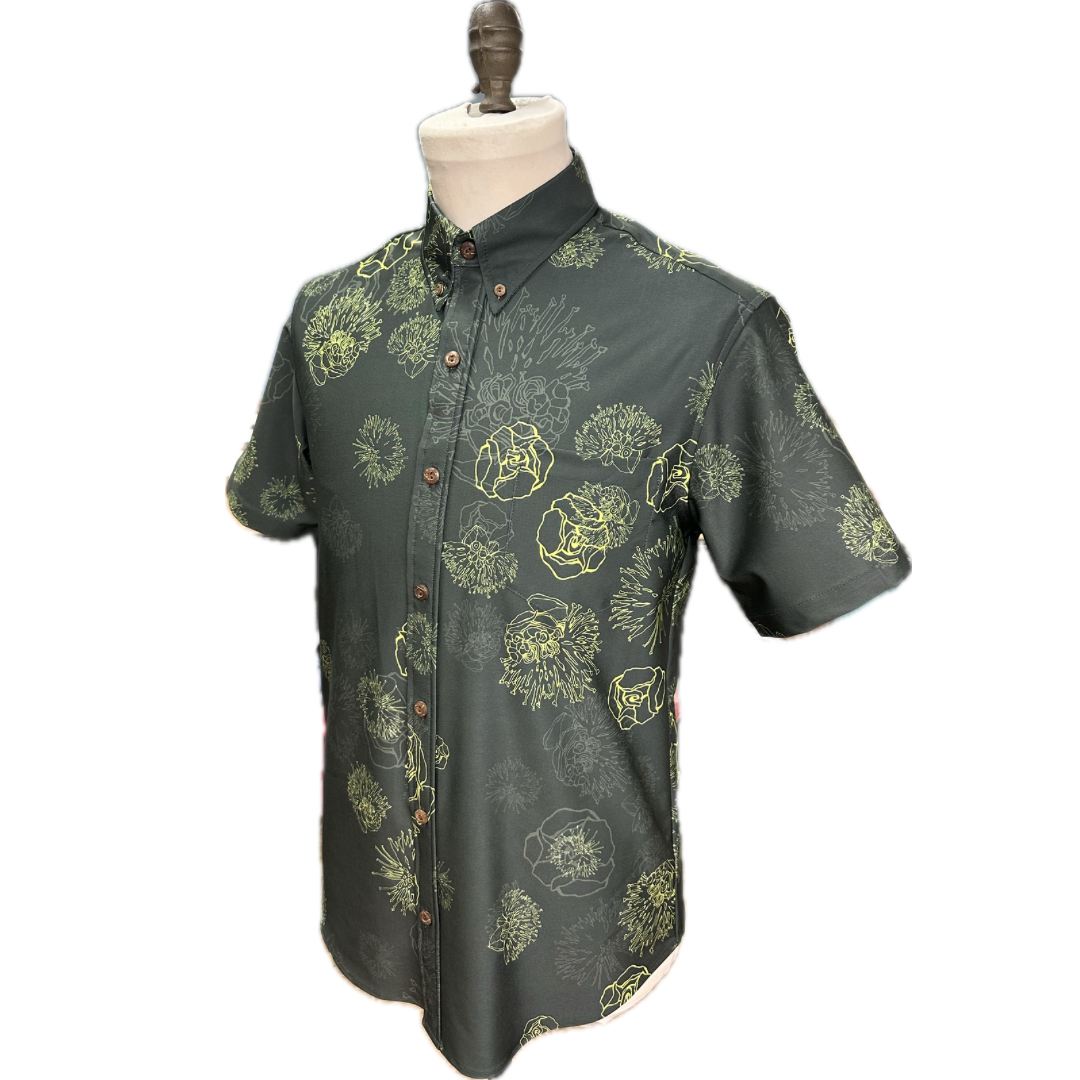 Kaopua Shirt | Forest Lehua Blossoms