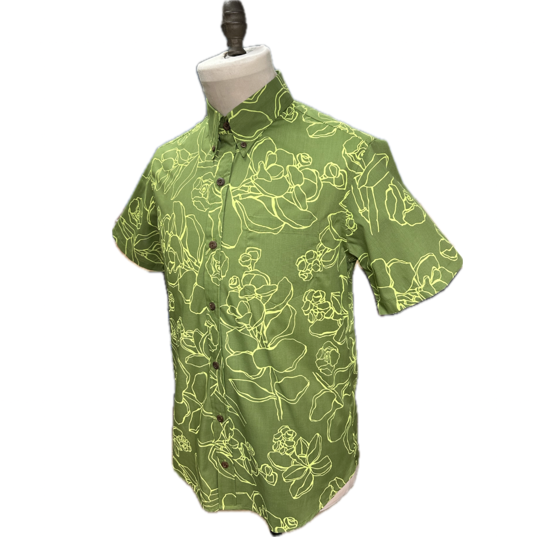 Kaopua Shirt | Olive Likolani