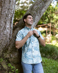 Kaopua Shirt | Sage Shadow Maile