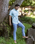 Kaopua Shirt | Sage Shadow Maile