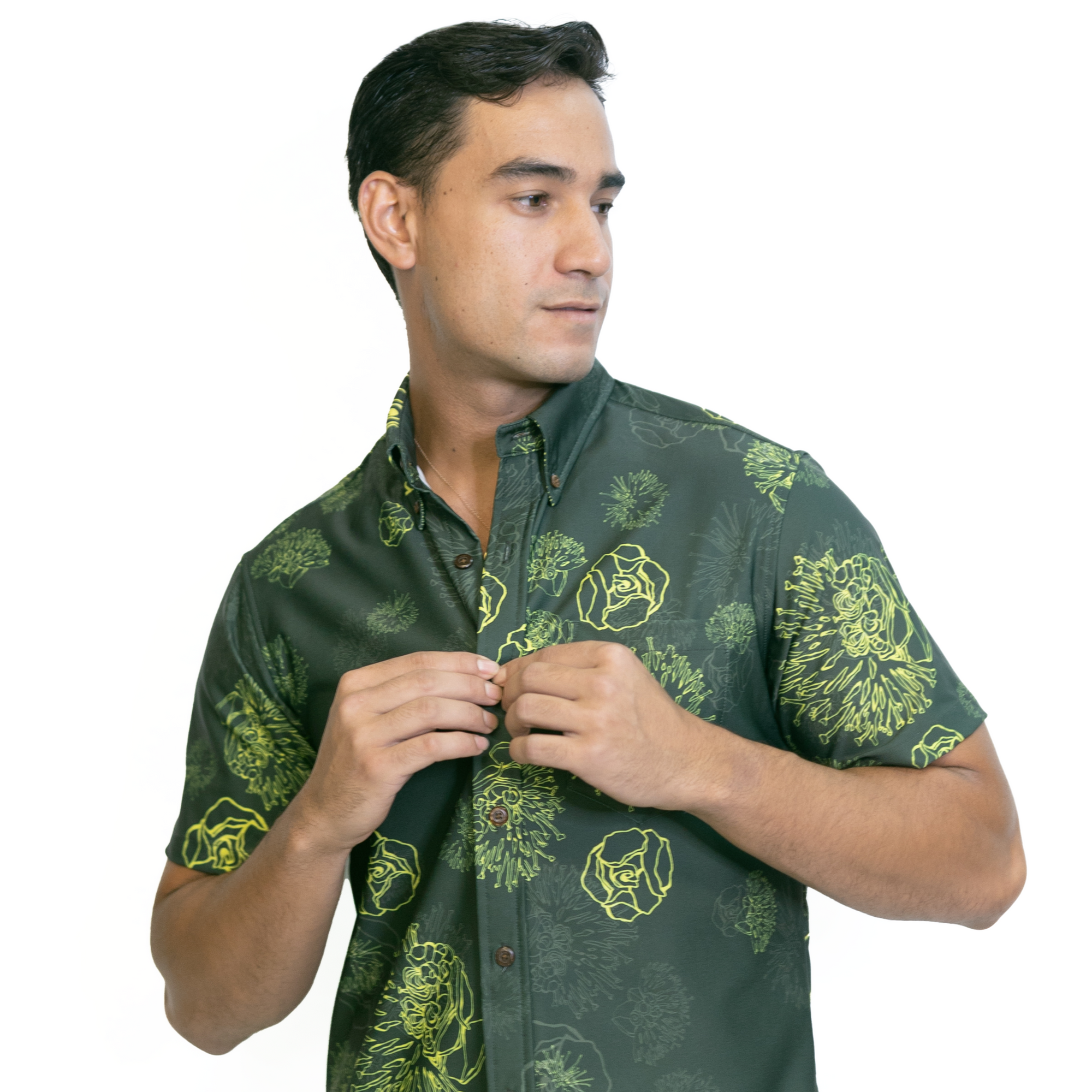 Kaopua Shirt | Forest Lehua Blossoms