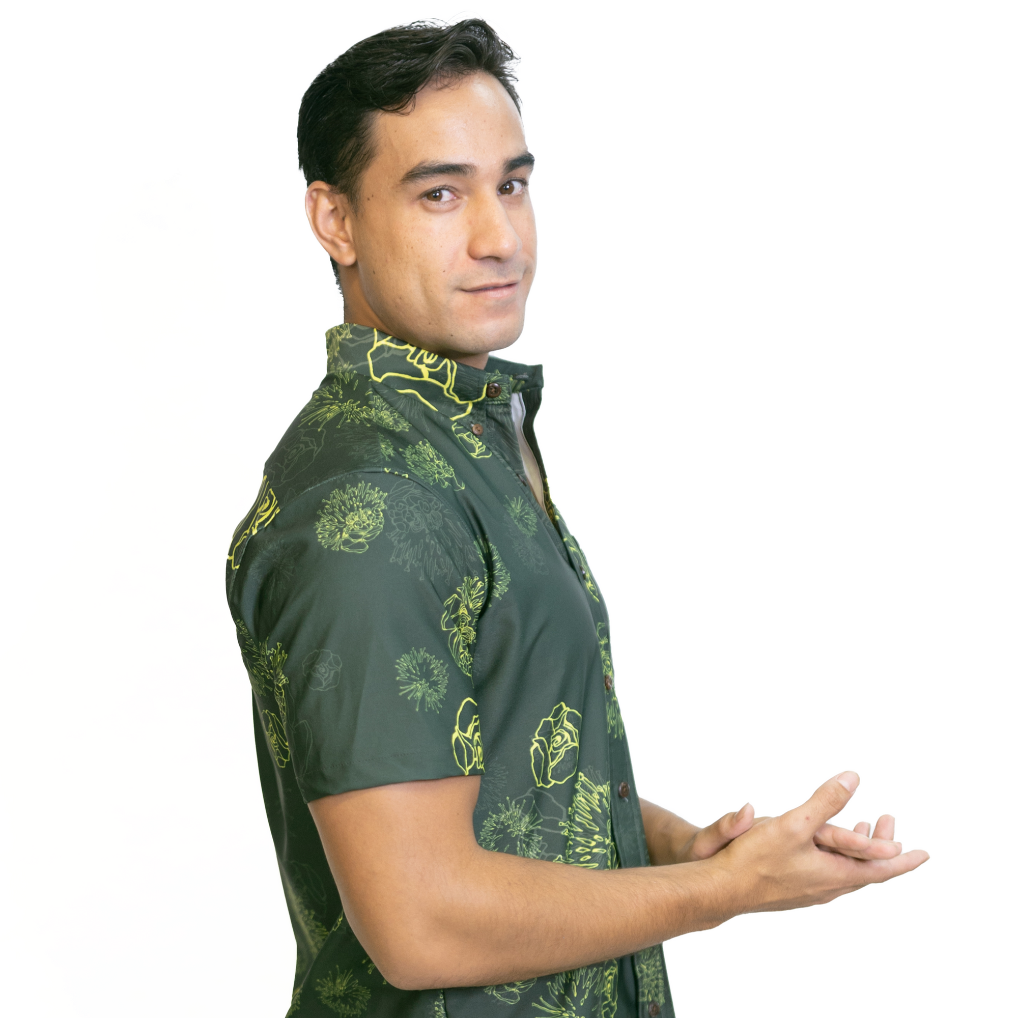 Kaopua Shirt | Forest Lehua Blossoms