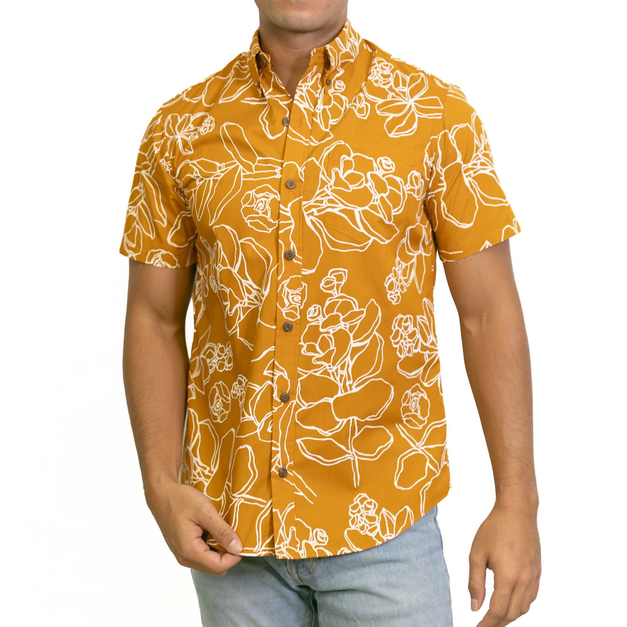 Kaopua Shirt | Gold Likolani