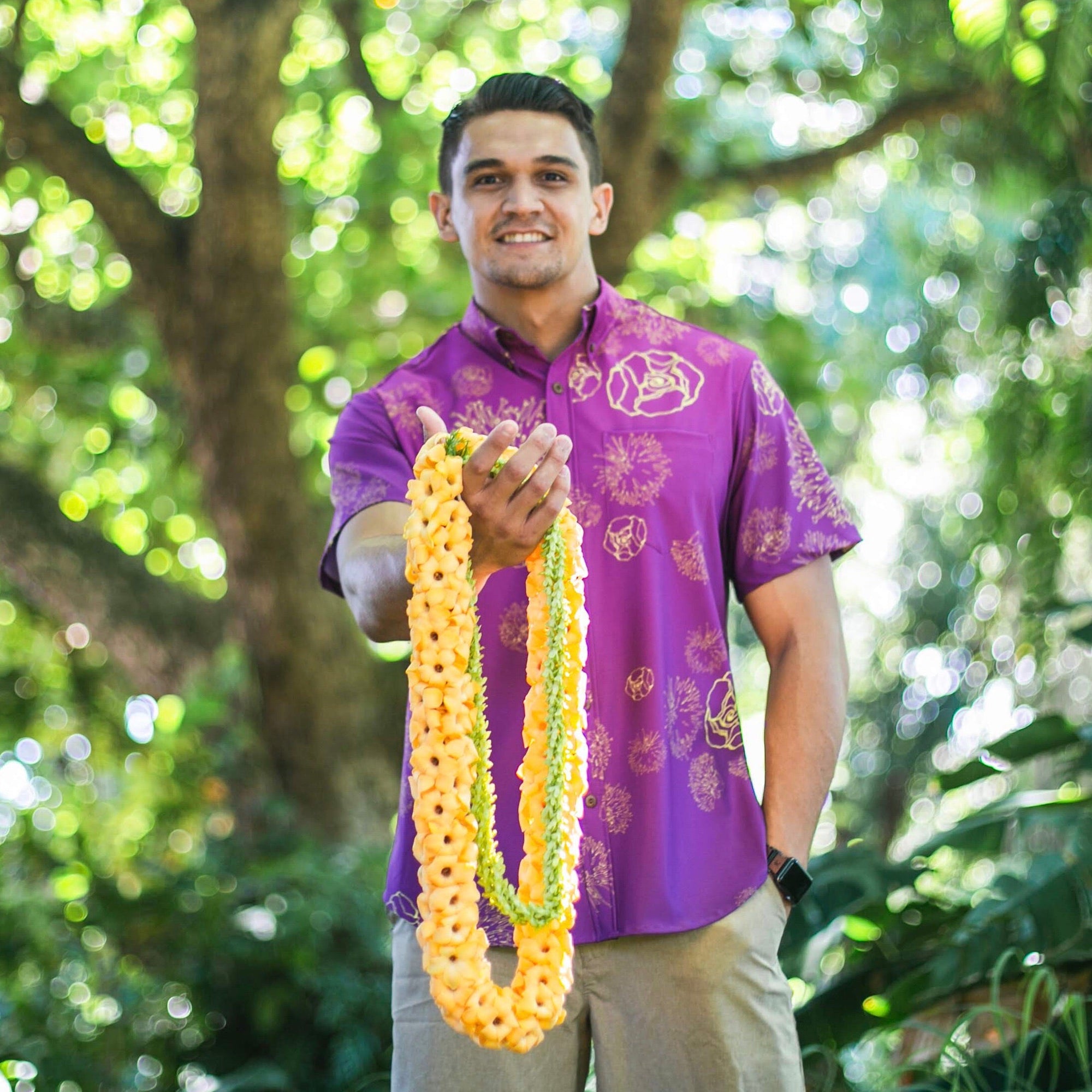 Kaopua Shirt | Sunrise Lehua Blossoms