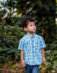 Keiki Palaka Shirt | Grey