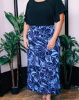 ʻApelila Skirt | Blue Hibiscus