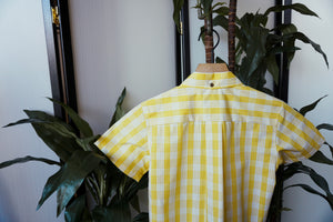 Keiki Palaka Shirt | Yellow