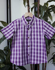 Keiki Palaka Shirt | Purple