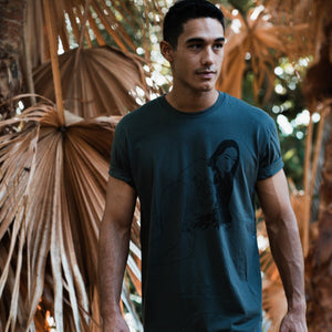 "Lounging" Tee | Grey & Black