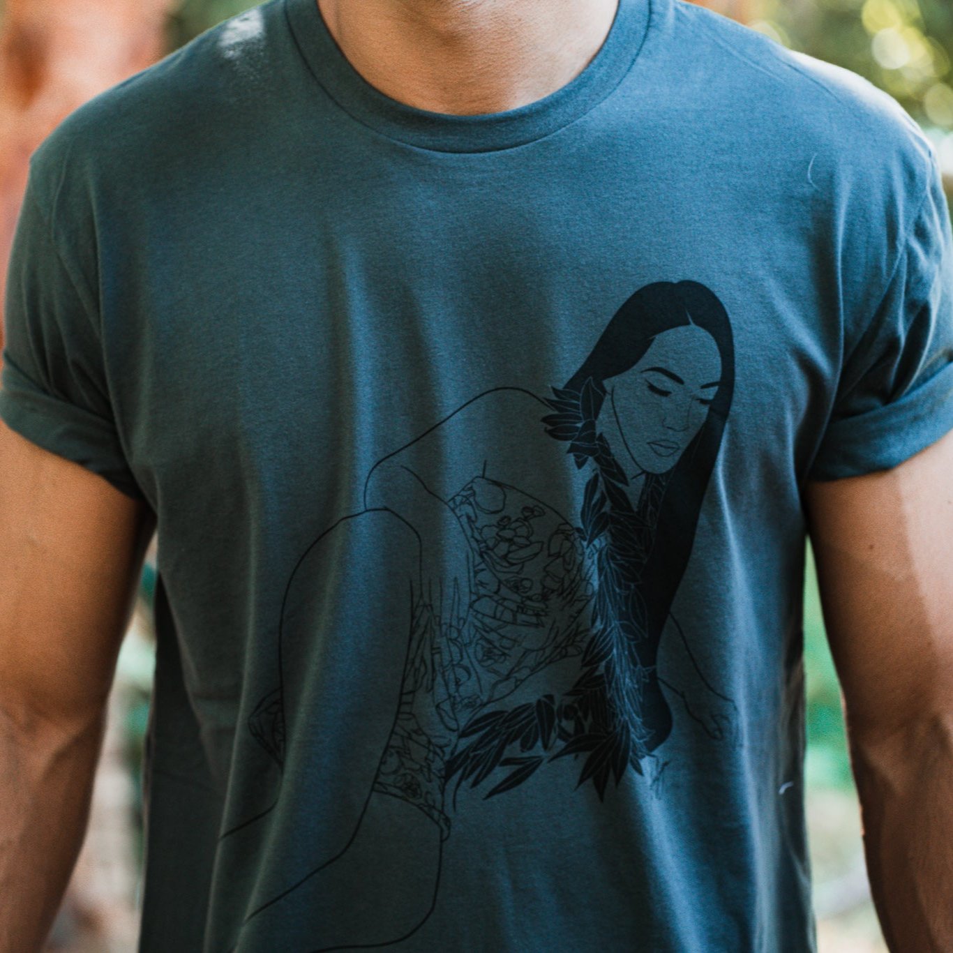 "Lounging" Tee | Grey & Black