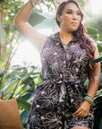 Kauwela Romper | Brown Naupaka