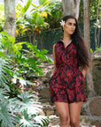 Kauwela Romper | Red Maiko